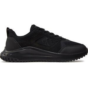 Sneakersy Calvin Klein Jeans Eva Runner Low Mix Mg Uc YM0YM00905 Triple Black 0GT