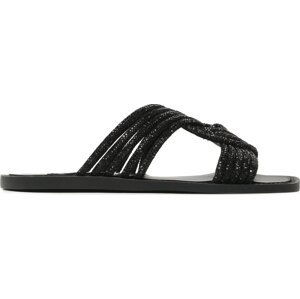 Nazouváky Steve Madden Neles SM11002423-00G Black Crystal