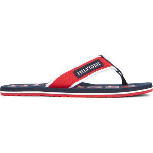 Žabky Tommy Hilfiger Patch Hilfiger Beach Sandal FM0FM05024 Primary Red XLG