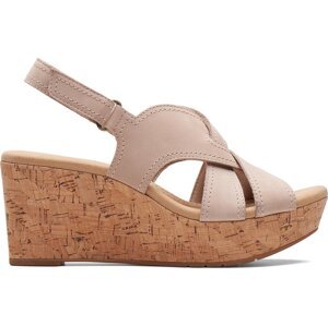 Sandály Clarks Rose Erin 26171308 Sand Nubuck