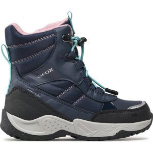 Sněhule Geox J Sentiero G.B Abx A J26FVA 054FU CF44A S Navy/Aqua