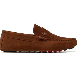 Mokasíny Tommy Hilfiger Th Classic Suede Driver FM0FM05000 Coconut Grove GVQ