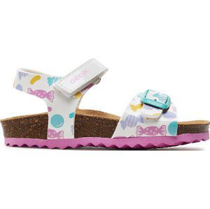 Sandály Geox B Sandal Chalki Girl B922RA 000HH C0653 S Bílá