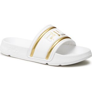 Nazouváky Fila Morro Bay Logo Slipper Wmn FFW0102.13069 White/Gold