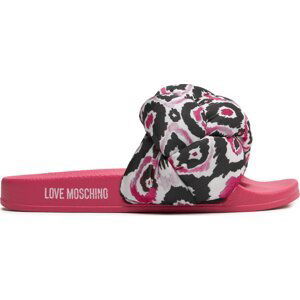 Nazouváky LOVE MOSCHINO JA28312G0IIW210B Bco/Nero/Fux