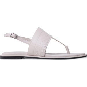 Sandály Calvin Klein Almond Tp Sandal HW0HW01536 Crystal Gray Mono 0JX