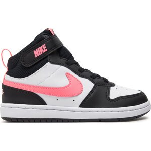 Boty Nike Court Borough Mid 2 (Psv) CD7783 005 Black/Sunset Pulse/White