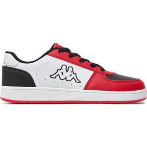 Sneakersy Kappa Logo Malone Kid 371K1IW White/Black/Red A00