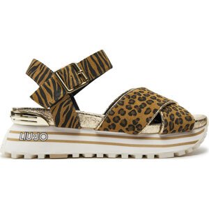 Sandály Liu Jo Maxi Wonder Sandal 11 BA4105 PX195 Leopard S19C1