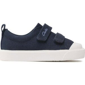 Plátěnky Clarks City Bright T 261490876 Tmavomodrá