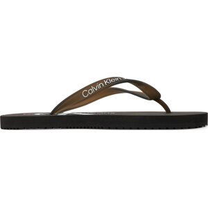 Žabky Calvin Klein Jeans Beach Sandal Monologo Tpu YW0YW01246 Black BDS