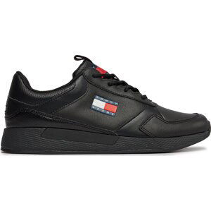 Sneakersy Tommy Jeans Tommy Jeans Flexi Runner EM0EM01409 Black BDS