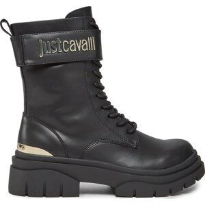 Polokozačky Just Cavalli 75RA3S80 ZS984 Black 899