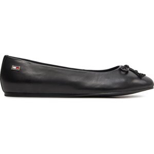 Baleríny Tommy Hilfiger Essential Chic Ballerina FW0FW08059 Black BDS