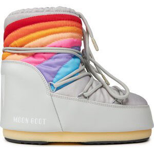 Sněhule Moon Boot Low Rainbow 14094300001 Šedá