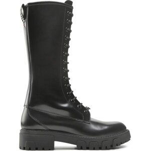 Kozačky Hugo Axel Mid Boot 50481211 10222481 01 Black 001