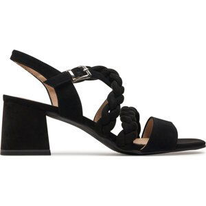 Sandály Caprice 9-28301-42 Black Suede 004