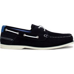 Polobotky Tommy Hilfiger Th Boat Shoe Core Suede FM0FM04505 Desert Sky/Antique Blue 0G2