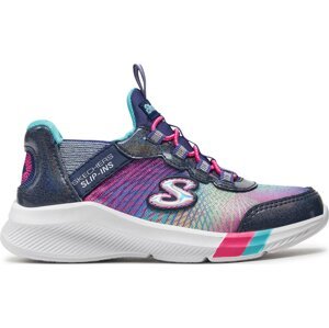 Sneakersy Skechers 303514L/NVMT Tmavomodrá