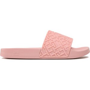 Nazouváky Tommy Hilfiger Th Monogram Pool Slide FW0FW06987 Růžová