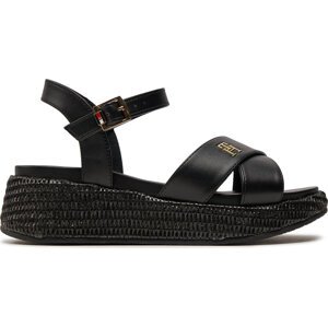 Espadrilky Tommy Hilfiger Platform Sandal T3A2-33264-0326 S Black 999