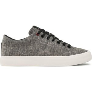 Tenisky Tommy Hilfiger Th Hi Vulc Core Low Chambray FM0FM04738 Šedá