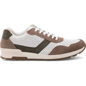 Sneakersy Rieker 15109-80 White/Brown