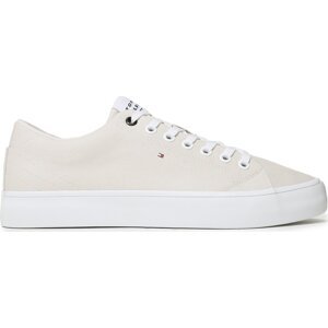 Tenisky Tommy Hilfiger Th Hi Vulc Core Low Canvas FM0FM04686 Weathered White AC0