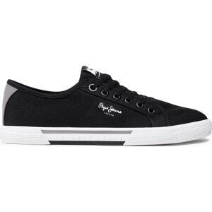 Tenisky Pepe Jeans Brady Men Basic PMS30816 Black 999