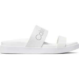 Nazouváky Calvin Klein Ergonomic Slide Perf/Patent HW0HW00685 Bílá