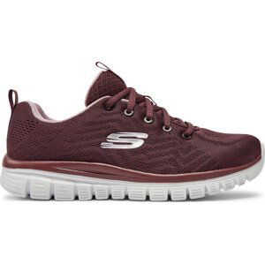 Boty Skechers Get Connected 12615/WINE Wine 1