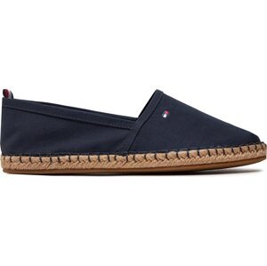 Espadrilky Tommy Hilfiger Basic Tommy Flat Espadrille FW0FW06497 Space Blue DW6