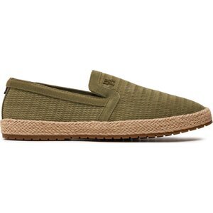 Espadrilky Tommy Hilfiger Th Esapdrille Classic Suede FM0FM04984 Mash Green MSD