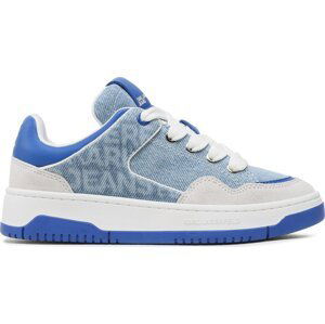 Sneakersy KARL LAGERFELD KLJ63021 Denim W/White