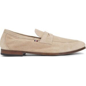 Polobotky Tommy Hilfiger Casual Light Flexible Sde Loafer FM0FM04988 Beige AEG