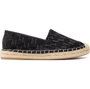 Espadrilky KARL LAGERFELD KL80112 Black Canvas