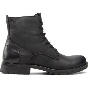 Kozačky Jack&Jones Jfworca Leather 12159497 Anthracite