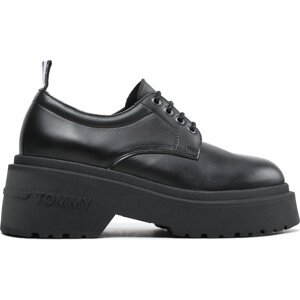 Polobotky Tommy Jeans Tjw Ava Lace Up EN0EN02219 BlackBDS