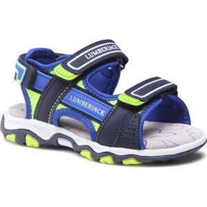 Sandály Lumberjack SB07606-027 M Royal Blue/Acid Green M0285