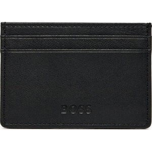 Pouzdro na kreditní karty Boss Crew Card Holder 50492439 Black 001