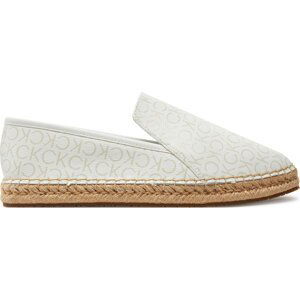 Espadrilky Calvin Klein Espadrille Epi Mono HW0HW01917 White Monogram YBR