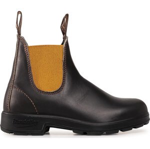 Kotníková obuv s elastickým prvkem Blundstone 1919 Brown/Mustard