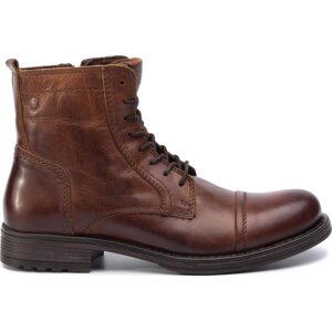 Kozačky Jack&Jones Jfwrussel 12156000 Cognac