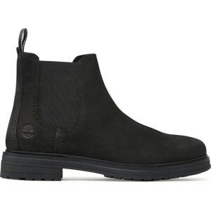 Kotníková obuv s elastickým prvkem Timberland Hannover Hill TB0A2KSK001 Black Nubuck