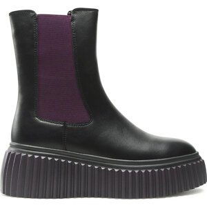 Kotníková obuv s elastickým prvkem Keddo 828126/09-03E Black/Lilac