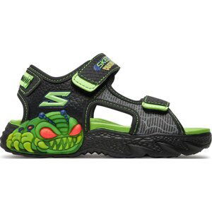 Sandály Skechers Creature-Splash- 400614L/BKLM Black