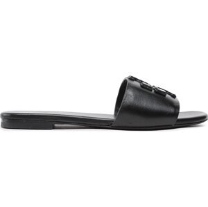 Nazouváky Tory Burch Double Stack Logo Slide 149466 Perfect Black 006