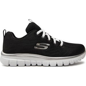 Boty Skechers Get Connected 12615/BKW Black/White