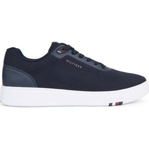 Sneakersy Tommy Hilfiger Modern Cup Knit Rwb FM0FM04942 Tmavomodrá