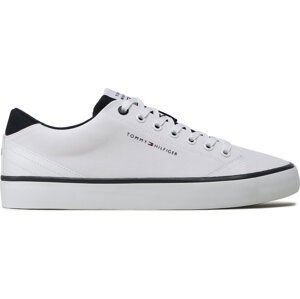 Tenisky Tommy Hilfiger Th Hi Vulc Core Low Mesh FM0FM04685 White YBS